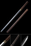 Handmade 40.5" Chinese Jian Folded Steel Ebony Wood Scabbard