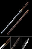 Handmade 40.5" Chinese Jian Folded Steel Ebony Wood Scabbard