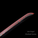 Demon Slayer Anime Swords Katana Rengoku Kyoujurou,Japanese Samurai Cosplay Replica Real Steel