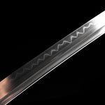 Hand Forged Katana High Carbon Steel With Clay Tempered Engraving Scabbard