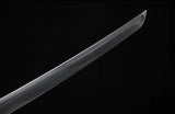 Handmade Katana Japanese High Carbon Steel With Clay Temperd Green Scabbard