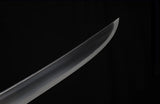 Fully Handmade High Carbon Steel Clay Tempered Tanto Iron Tsuba Short