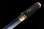 Authentic Classic Tanto Japanese Folded Steel Clay Tempered Forged Short