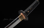 Handmade Tanto,Folded Damasus Steel With Clay Tempered Blade Tanto