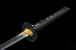 Real Japanese Samurai, High Carbon Steel Full Tang Blade With Crack Scabbard