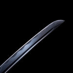 Handmade Katana,Real Japanese Samurai Katana Engraving Design Black Blade