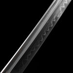 Hand Forged Katana High Carbon Steel With Clay Tempered Engraving Scabbard