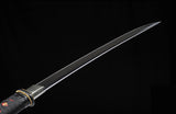 Fully Handmade High Carbon Steel Clay Tempered Tanto Iron Tsuba Short