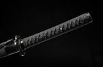 Handmade Katana High Carbon Steel Samurai Black Scabbard General