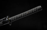 Handmade Katana High Carbon Steel Samurai Black Scabbard General