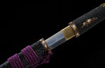 Authentic Classic Tanto Japanese Folded Steel Clay Tempered Forged Short