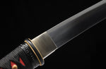Fully Handmade High Carbon Steel Clay Tempered Tanto Iron Tsuba Short