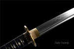 Handmade Samurai Katana,Folded Steel Real Hamons Folded Steel Katana