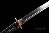 Handmade Samurai Katana,Folded Steel Real Hamons Folded Steel Katana