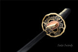 Handmade Samurai Katana,Folded Steel Real Hamons Folded Steel Katana
