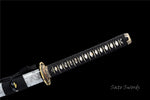 Handmade Samurai Katana,Folded Steel Real Hamons Folded Steel Katana