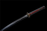 Fully Hand Katana Lightning Hamons Japanese Samurai Katana Black Blade Musashi