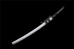 Hand Forged Japanese Samurai Katana,Real Hamon Fully Hand Polishing White