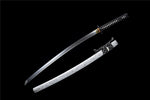 Hand Forged Japanese Samurai Katana,Real Hamon Fully Hand Polishing White