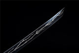 Hand Forged Katana Black Japanese Katana Branches Hamons Original Color Scabbard