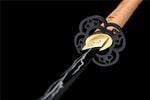 Hand Forged Katana Black Japanese Katana Branches Hamons Original Color Scabbard