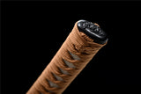 Hand Forged Katana Black Japanese Katana Branches Hamons Original Color Scabbard