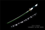 Demon Slayer Kimetsu no Yaiba Real Steel Handmade Anime Katana Kamado Tanjirou Rengoku Cosplay Replica