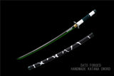 Demon Slayer Kimetsu no Yaiba Real Steel Handmade Anime Katana Kamado Tanjirou Rengoku Cosplay Replica