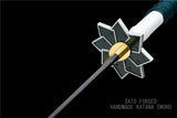 Demon Slayer Anime Swords Katana Shinazugawa Sanemi,Japanese Samurai Cosplay Replica Real Steel